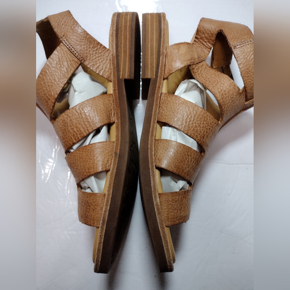 Kork Ease Brown strapped Leather Sandals size 8 - Picture 4 of 12